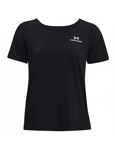 Under Armour Rush Energy Core Î“Ï…Î½Î±Î¹ÎºÎµÎ¯Î¿ Î‘Î¸Î»Î·Ï„Î¹ÎºÏŒ T-shirt ÎœÎ±ÏÏÎ¿ 1365683-001